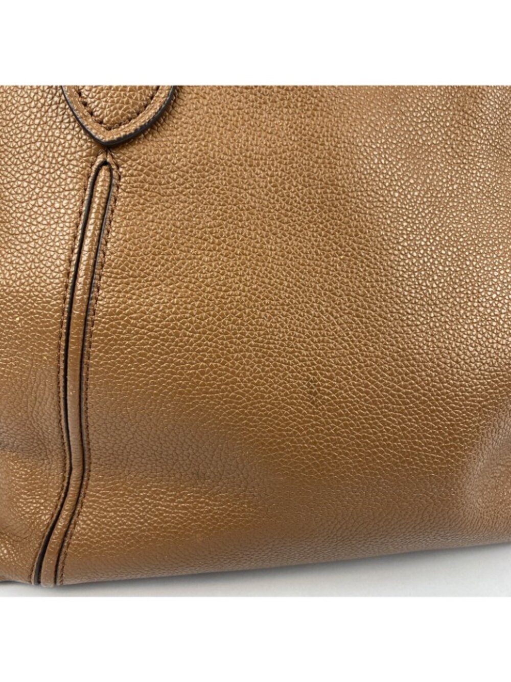 Michael Kors Sierra Pebbled Leather Tote – Brown Crossbody Handbag - Picture 2 of 8